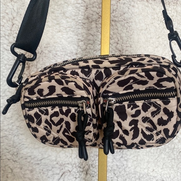 Zara Black Leopard Print  Bag - Picture 6 of 10